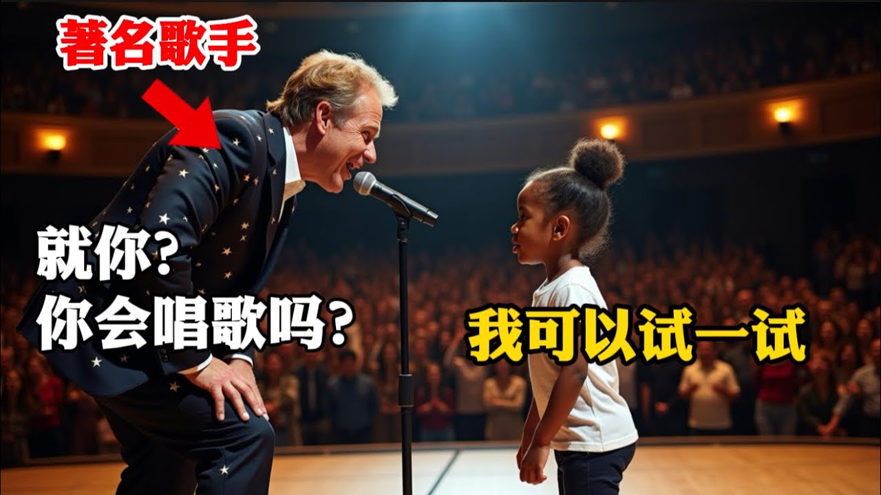 著名男明星在舞台上刁難5歲小女孩“就你？你會唱歌嗎？”隨後發生的事情令所有人震驚！
