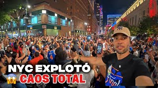 Del Bronx al caos de Manhattan: Así fue el desorden tras el campeonato de los Knicks