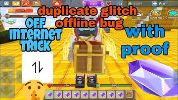 How to duplicate things in sky block | Duplication Glitch | @PLUJWAR_OFFICIAL