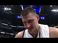 Nikola Jokić Post Game On Court Interview vs. Pacers 🎙