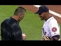 Andy Pettitte Throws Out A Ceremonial First Pitch In Houston Andy Pettitte Throws Out A Ceremonial First Pitch In Houston
