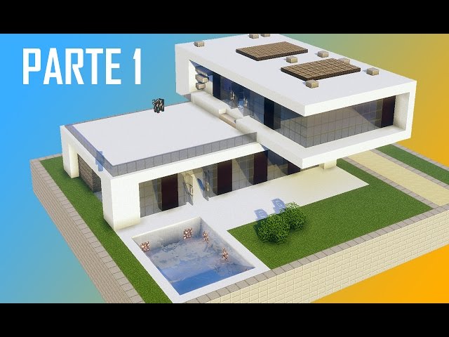 ⭐️Minecraft Tutorial : MANSÃO SUPER MODERNA (MANYACRAFT)⭐️ 