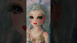 Merna Lola, An Ocean Nymph Lady OOAK All Cloth Art Doll Merna Lola, An Ocean Nymph Lady OOAK All Cloth Art Doll