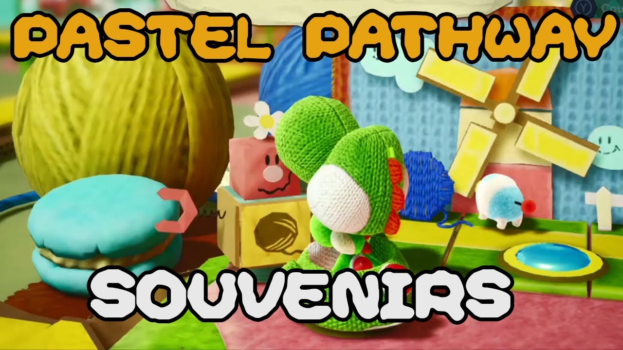 Yoshi's Crafted World Pastel Pathway Souvenir Hunt YouTube