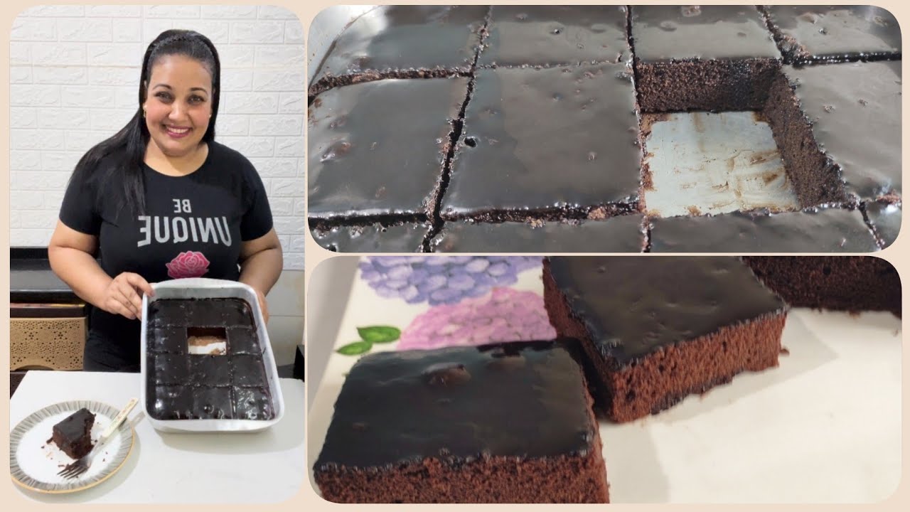 جاتو شاتو صيامي بدون بيض او حليب بصوص شيكولاته اقتصادي طعمه روعه😋