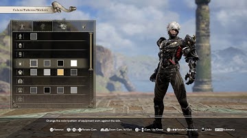 How to create Raiden from Metal gear Rising Revengeance in Soul calibur 6