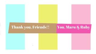 Thank you, Friends!! - Watanabe You, Kunikida Hanamaru and Kurosawa Ruby ver. [COLOR CODED]