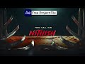 OG Title Card in Aftereffects || They Call Him OG Title Card - Fans Edition🔥|| Nithish Fx