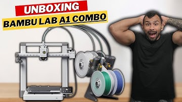 Bambu Lab A1 Combo Unboxing, Assembly, AMS Lite Setup, and First Test Print