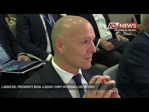 L'ADDIO DEL PRESIDENTE BOSA: «LASCIO I CONTI IN ORDINE» | 20/10/2025