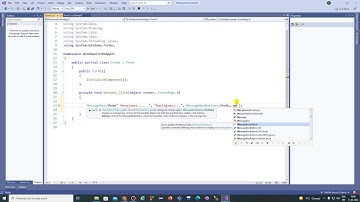 10- C# Form- MessageBox-  kullanımı