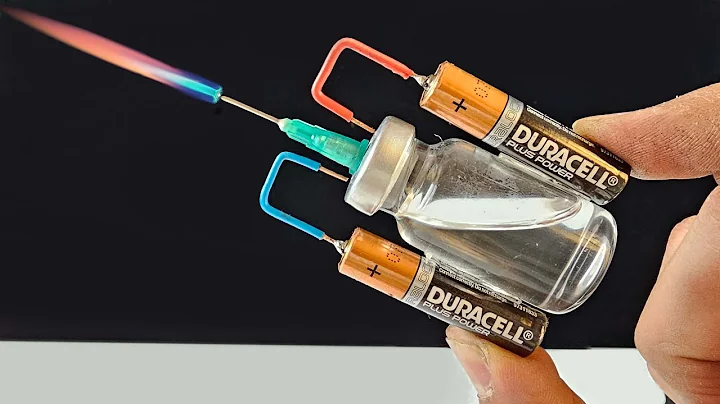 Water into Hydrogen - Simple Hydrogen Generator from Battery