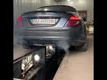 Злой выхлоп на Мерсе, Mercedes CL63 прямоток