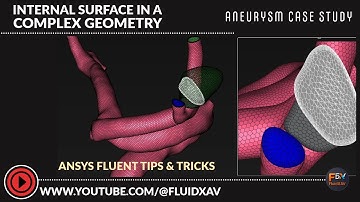 Internal Surface in Complex Geometry (Aneurysm Case Study) | ANSYS Fluent Tips & Tricks