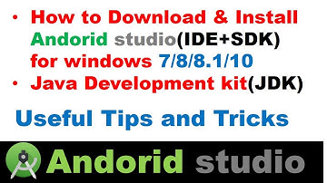 how to download and install android studio for windows 7/8/8.1/10