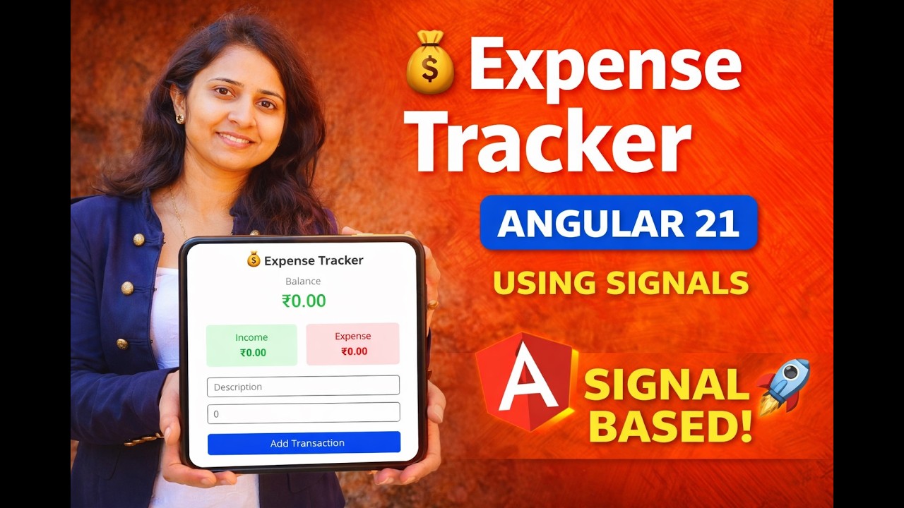 3. Expense Tracker App in Angular 21 | Projects in Angular 21 | Signal ...