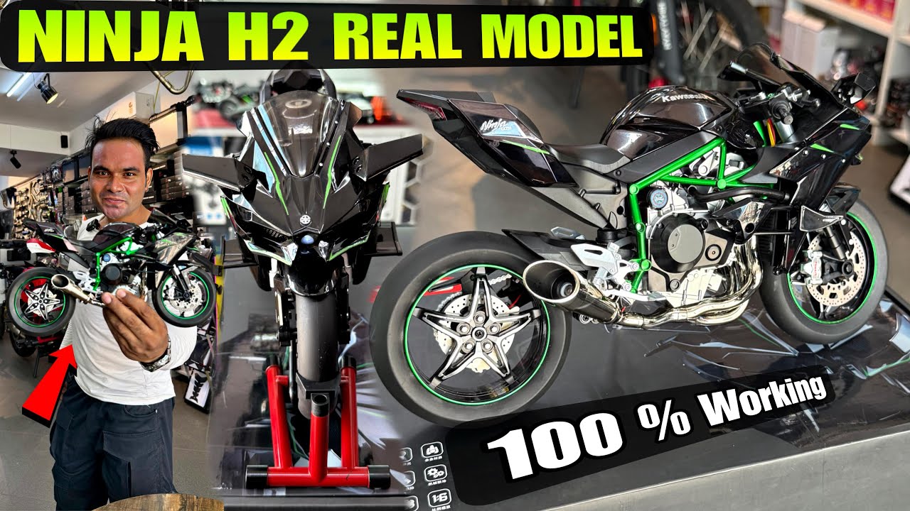 Ninja H2 diecast model 💯 percent ￼working | mini h2 🔥