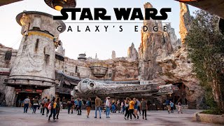 [4K] Star Wars Land Tour - Full Disneyland&#39;s Star Wars Galaxy&#39;s Edge Tour | Disney World 2022