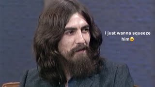 george harrison being chaotic on the dick cavett show for three minutes and thirteen seconds.