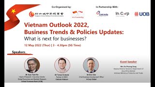 Post-pandemic Vietnam Outlook: Business Opportunities & Market Trends (SCCCI Webinar) News