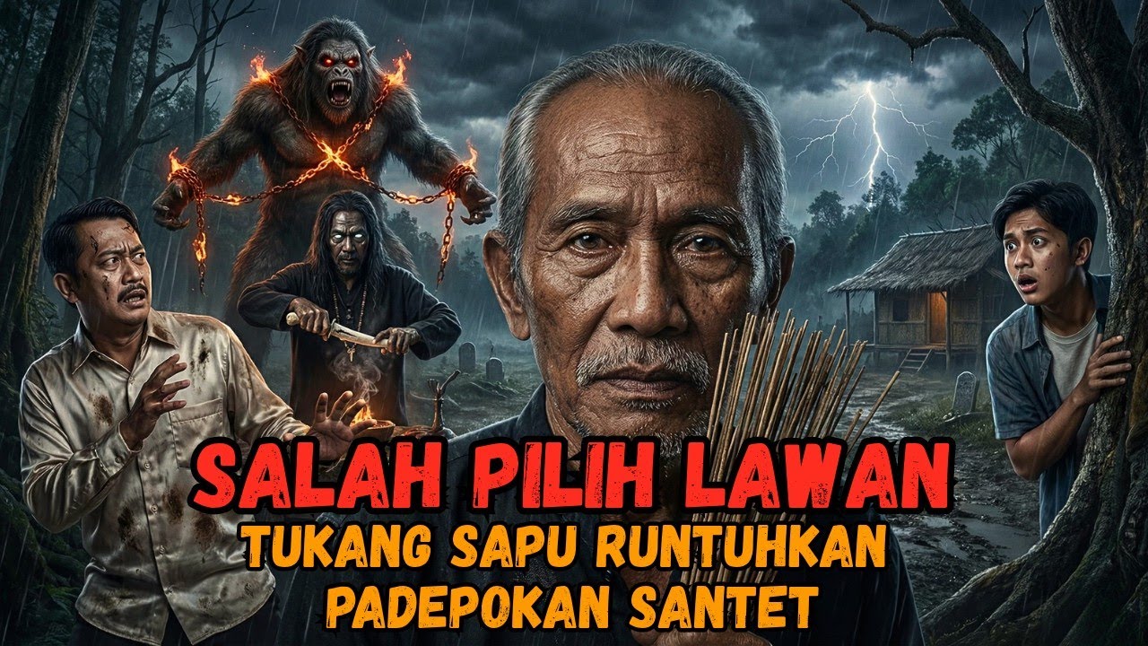 Kualat Hina Tukang Sapu! Ternyata Santri Sakti, Padepokan Santet Luluh Lantak