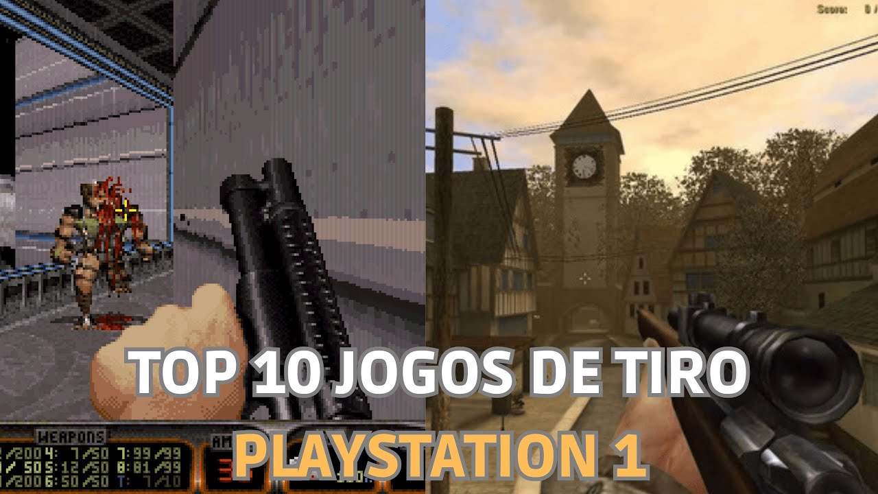 OS MELHORES JOGOS DE TIRO DO PS1 