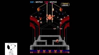 MAME - Donkey Kong 3 - 143,500 (Diff3 - 3 Lives)