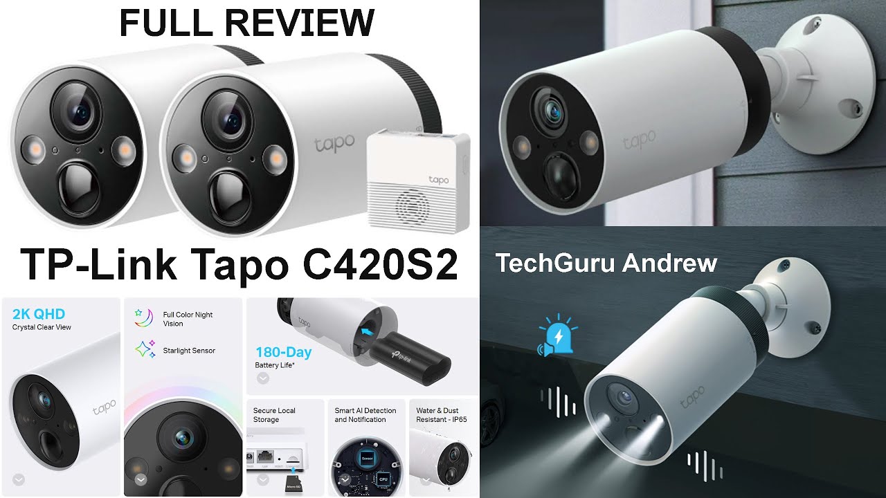 TP-Link Tapo C420 Outdoor Security Camera Review with H200 Hub & A200 Solar  Panel : r/MightyGadget