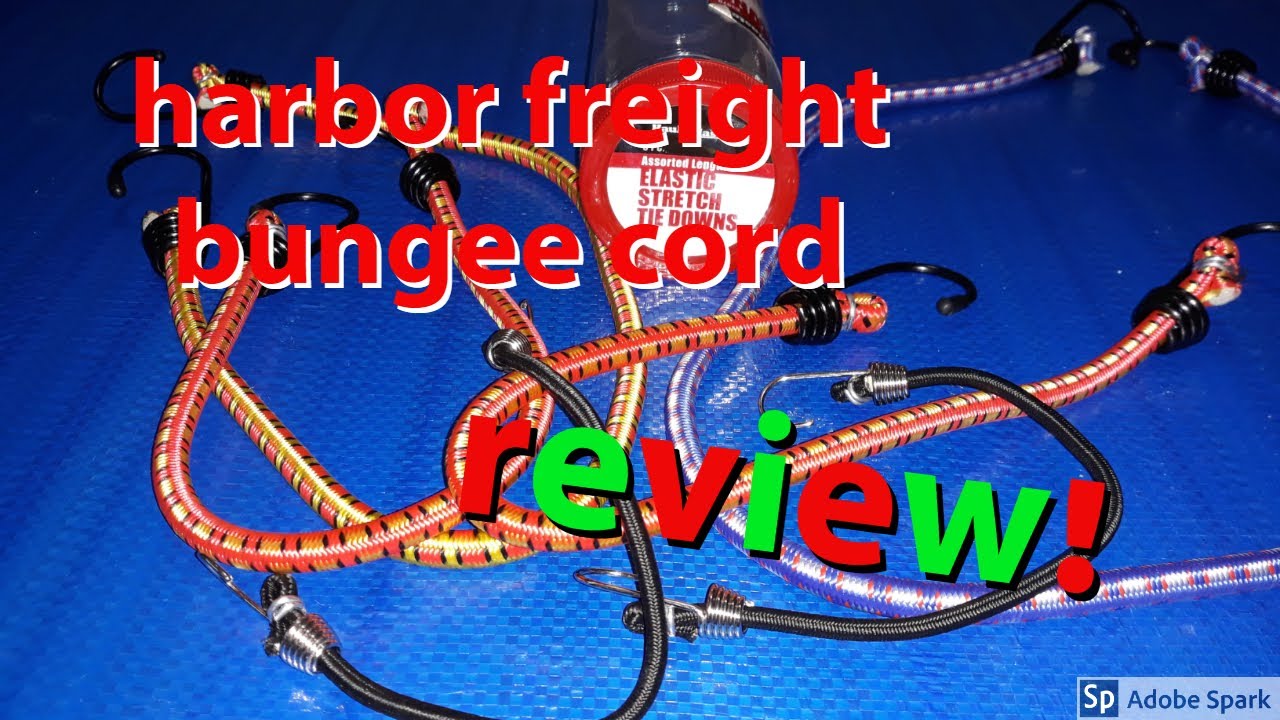 harbor freight bungee cord review YouTube