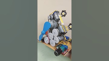 RANGKAIAN SYPER RUMIT MESIN GENERATOR LISTRIK MINI PROTOTYPE DENGAN DIMMER