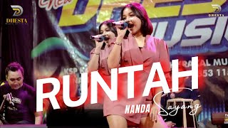 NANDA SAYANG - RUNTAH || NEW DHESTA MUSIC || LIVE KAMPUNG BALI TEGALPARE