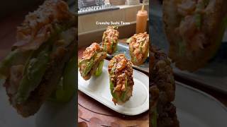 Crunchy Sushi Tacos 🍣🌮✨ #sushi #tacos #recipe #easyrecipe