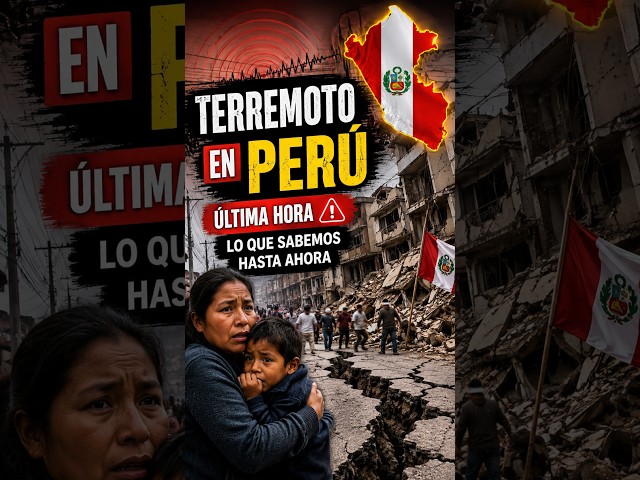 PERÚ TIEMBLA  Estamos con Perú