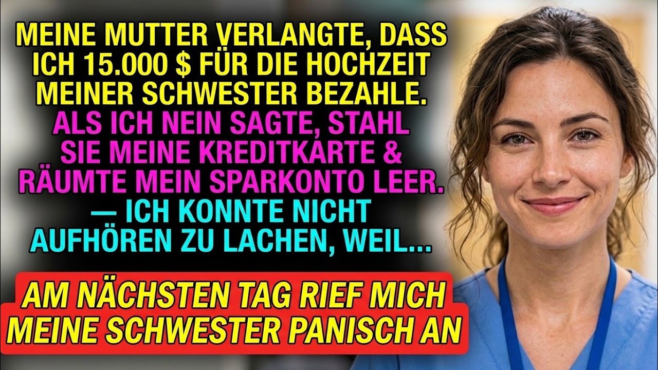 Ich hätte schwören können, dass meine Mutter mich zu einem friedlichen Abendessen eingeladen hatte, doch nach zehn Minuten schob sie mir eine Rechnung über 15.000 Dollar über den Tisch. „Du...