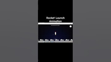 🚀 Rocket Launch Animation in Code! #coding #viral #html #htmlcss #css #code #rocketlaunch