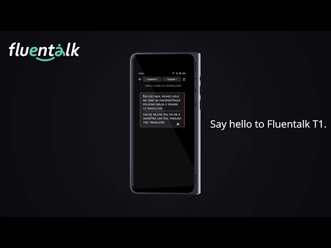 Timekettle Fluentalk T1 Handheld Translator Device | Translate Anytime, Anywhere