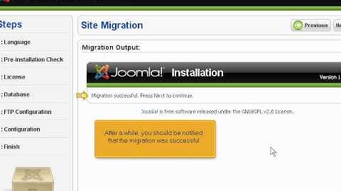 How to Finish Migrating Joomla 1.0.x Using a New Joomla 1.5.x Installation