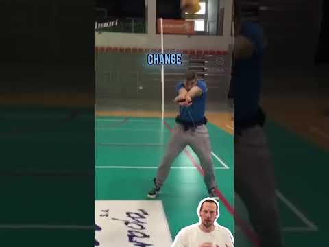 Here’s why rounded shoulders = perfect pass #volleyballjump #volleyball #volleyballskills