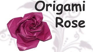 DIY crafts How to make origami ROSE / DIY beauty and easy