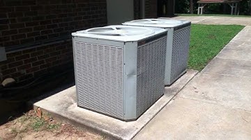 Dual-Zone Trane Commercial Heat Pumps Running in COOL Mode!