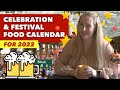 Holidays, Celebrations and Festivities - Food Calendar for 2022