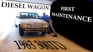 FIRST MERCEDES SERVICE - 1983 300TD