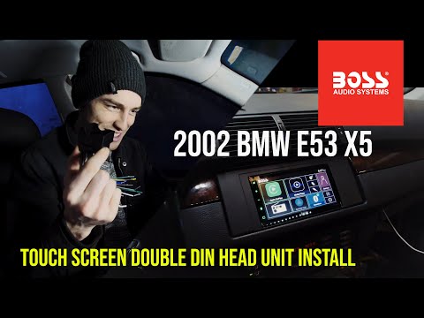 How to Install BMW E53 X5 Double Din Touch Screen Head unit