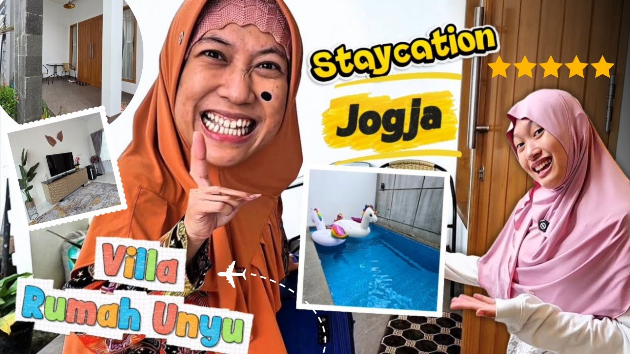 House Tour Villa Rumah Unyu Yogya - Aqilla dan Mbak Kunyit Liburan ke Yogyakarta 😊 Aqilla's Diary