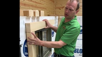 How To Install Log Trim with Meadow Valley Log Homes