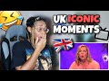 AMERICAN REACTS TO THE MOST ICONIC MOMENTS OF BRITISH TV| Favour