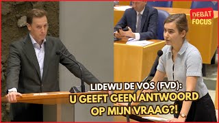 TERUG VAN RECES: Lidewij de Vos (FVD) vs Dassen (VOLT) in FEL KLIMAATDEBAT