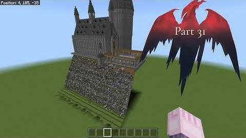 Lets Build Hogwarts in Minecraft part 32. The Boathouse Stairs