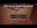 Enough is Enough | Minecraft