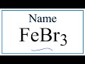 Iron Bromide Compound Concepts